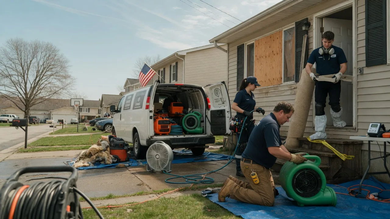 Water Damage Restoration in Sandston, VA near me